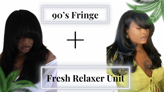 Fresh Relaxer + 90’s Fringe